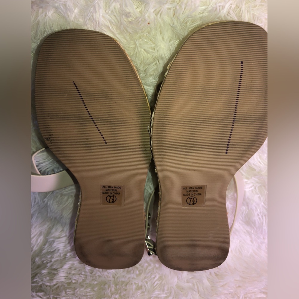 Wedge Espadrille Slide Sandals - Cream - Picture 13 of 16